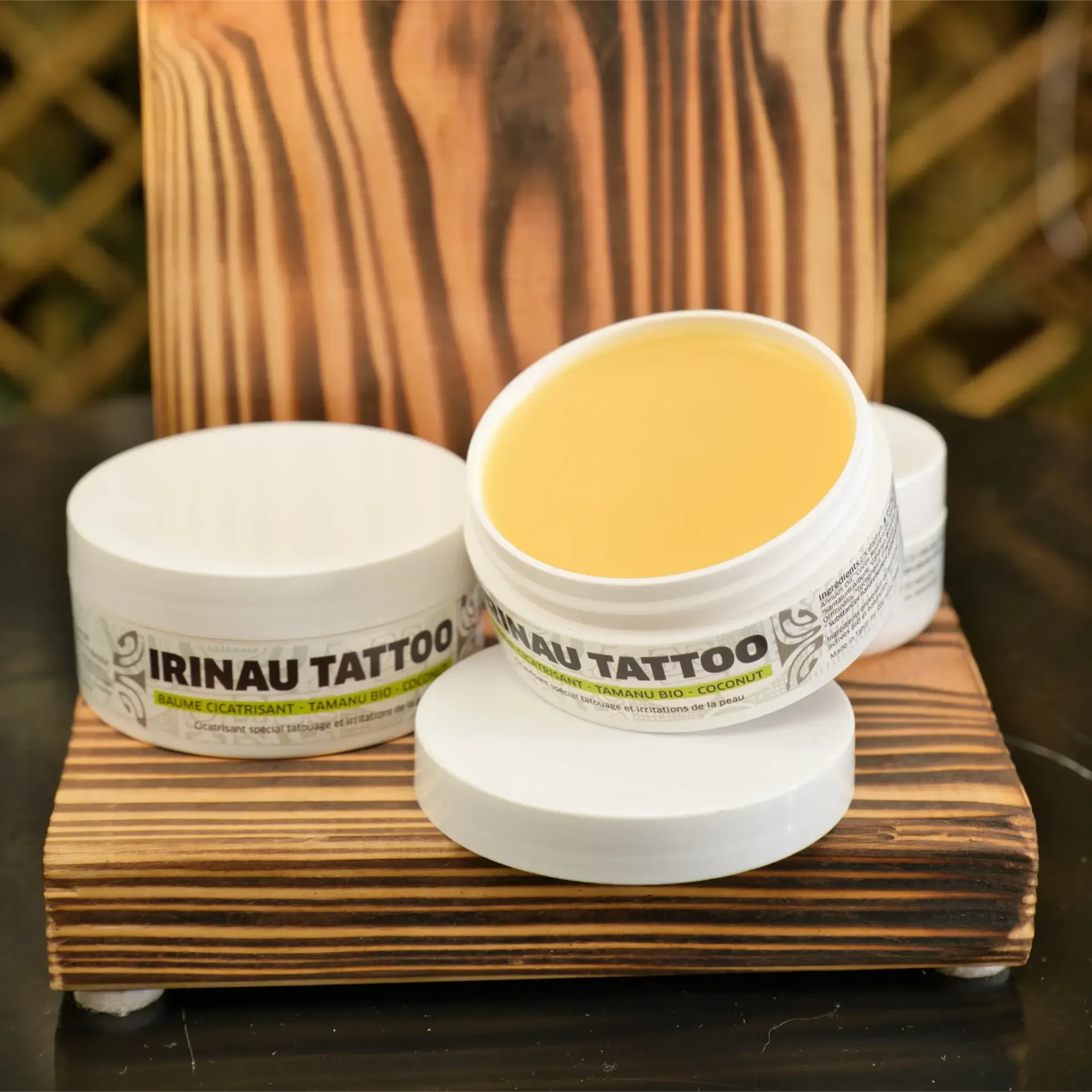 Baume Tatouage au Tamanu bio - Irinau Tattoo (Vanille, 15ml)